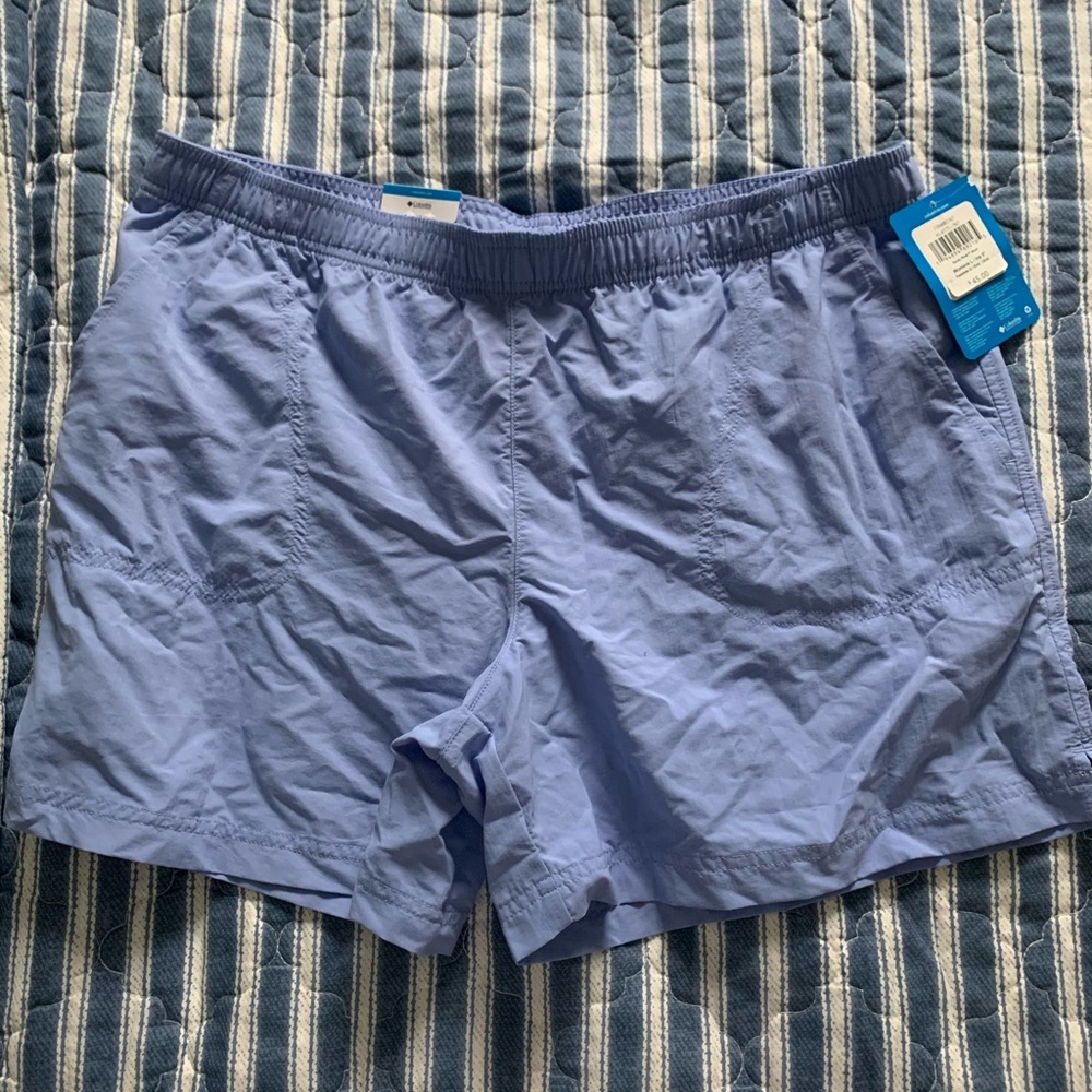 Blue Columbia shorts. NWT.
